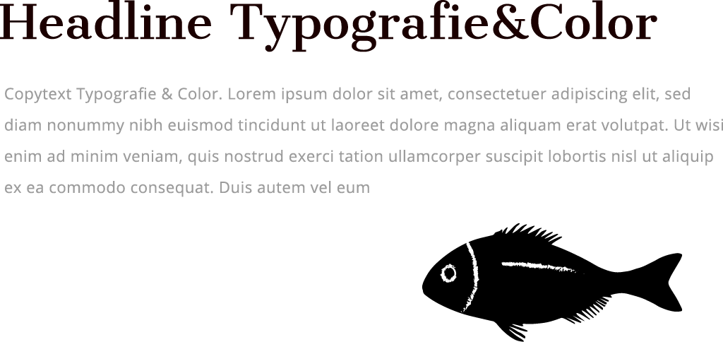 Corporate Design. Typografie und Illustration Style. Style Guide.