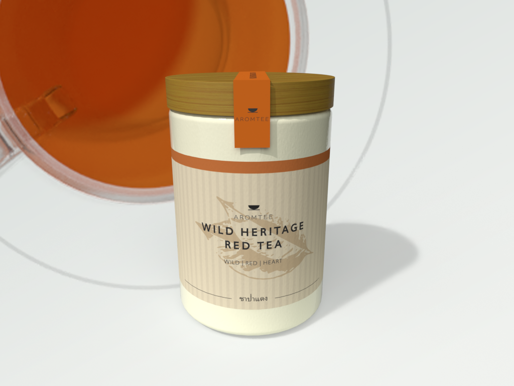 Branding und Design Projekte. Packaging Design und Brand Design für eine neue Teemarke. 3D-MockUp