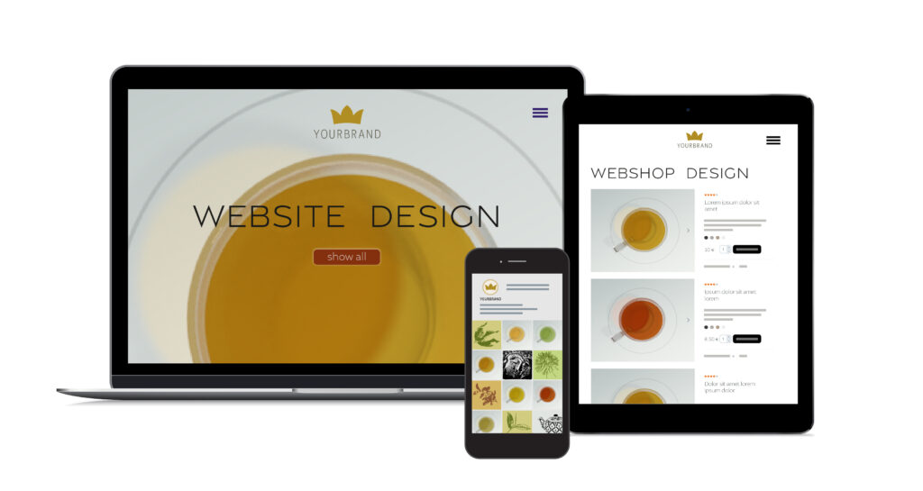 Webdesign Symbol für Branding + Design Leistungen