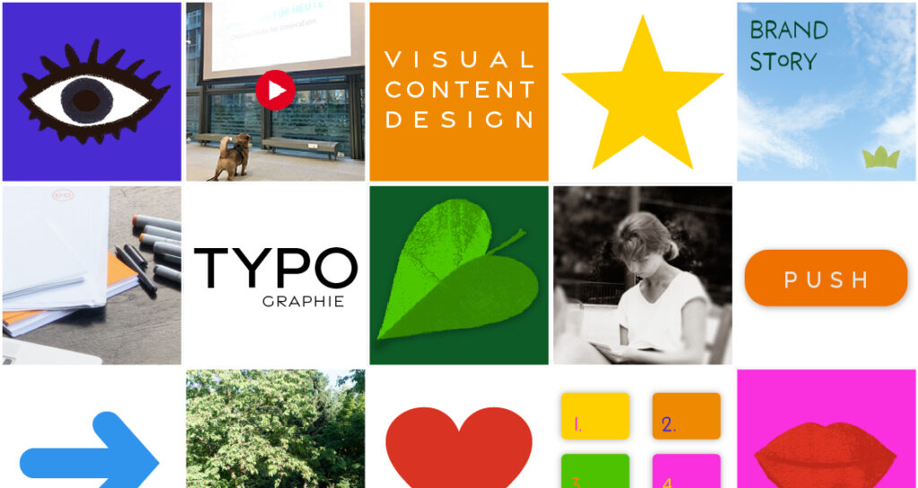 Content Design Symbol für Branding + Design Leistungen